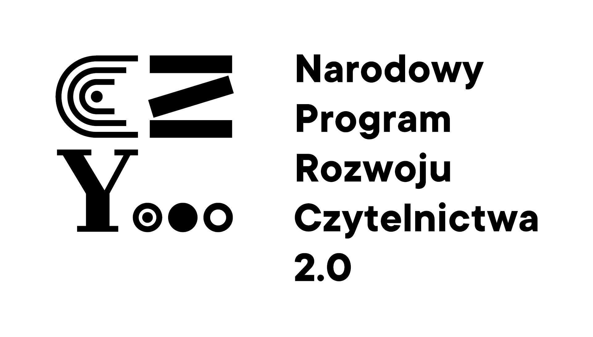 Logotyp: Narodowy Program Rozwoju Czytelnictwa 2.0.